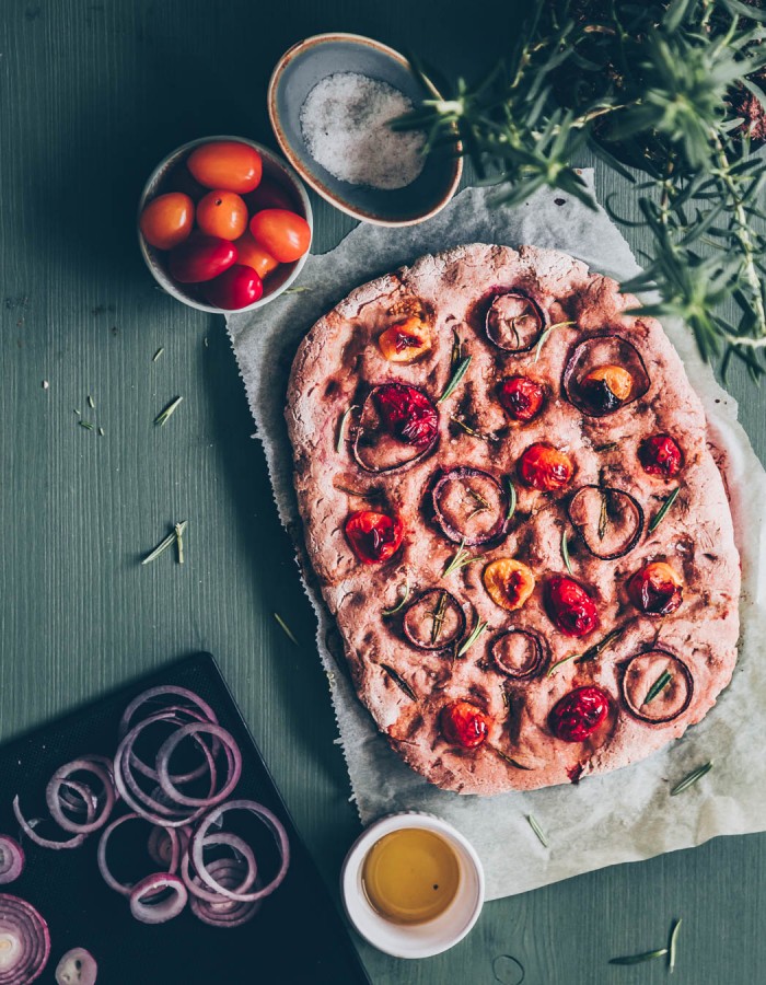 Élesztő és gluténmentes focaccia