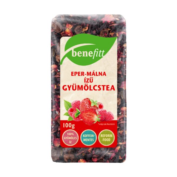BENEFITT Tea Eper-málna 100g