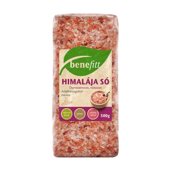 BENEFITT Himalája só rózsaszín durvaszemcsés 500g