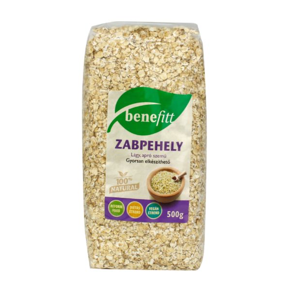 BENEFITT Zabpehely lágy apró szemű 500g